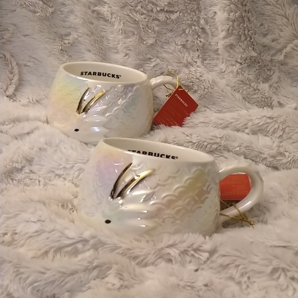 Starbucks 2024 Lunar New Year Ceramic Cup Set: Year of the Wood Dragon ✨NWT✨